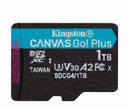 Karta pamięci Kingston 1TB microSDXC CanvasGo! Plus Class 10 UHS-I/U3 A2 V30